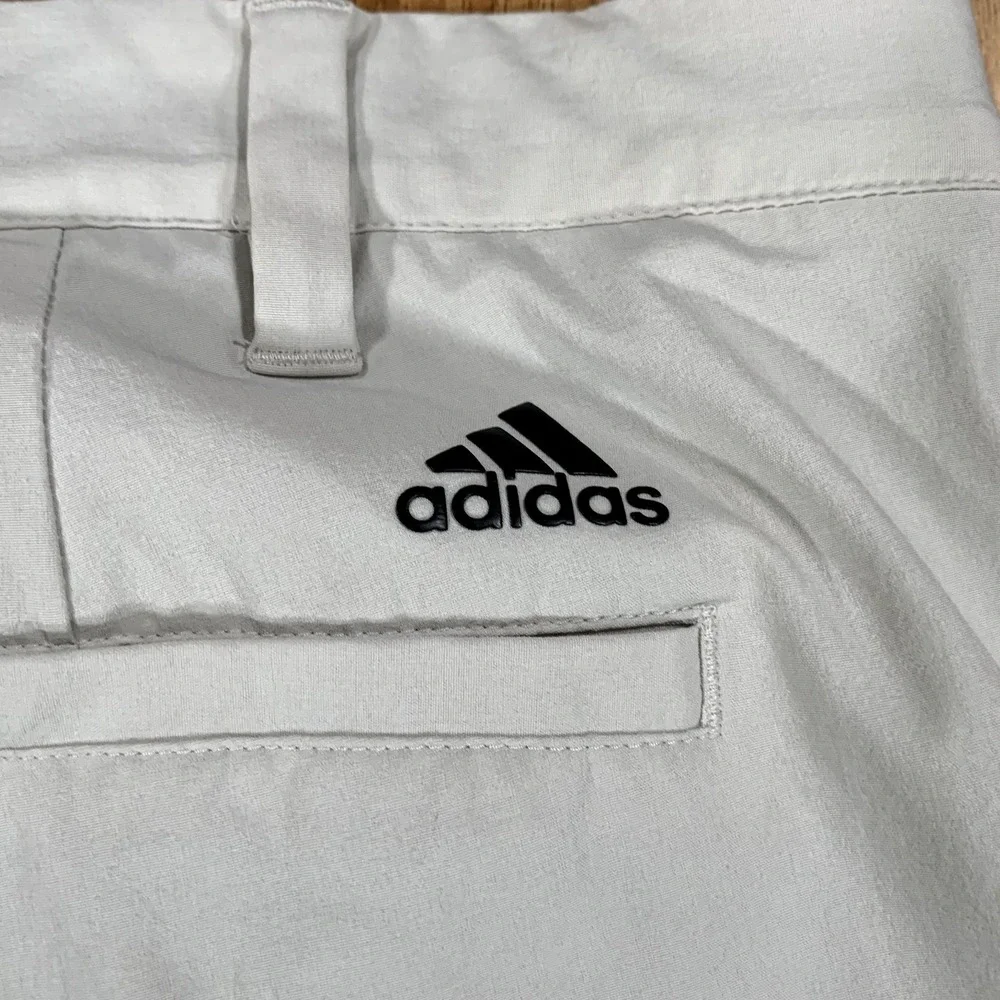 Adidas Golf Pants Mens 40x31* Beige Standard Outdoors Lightweight‎ Straight